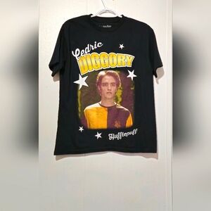 Black Hufflepuff Cedric Diggory T-Shirt